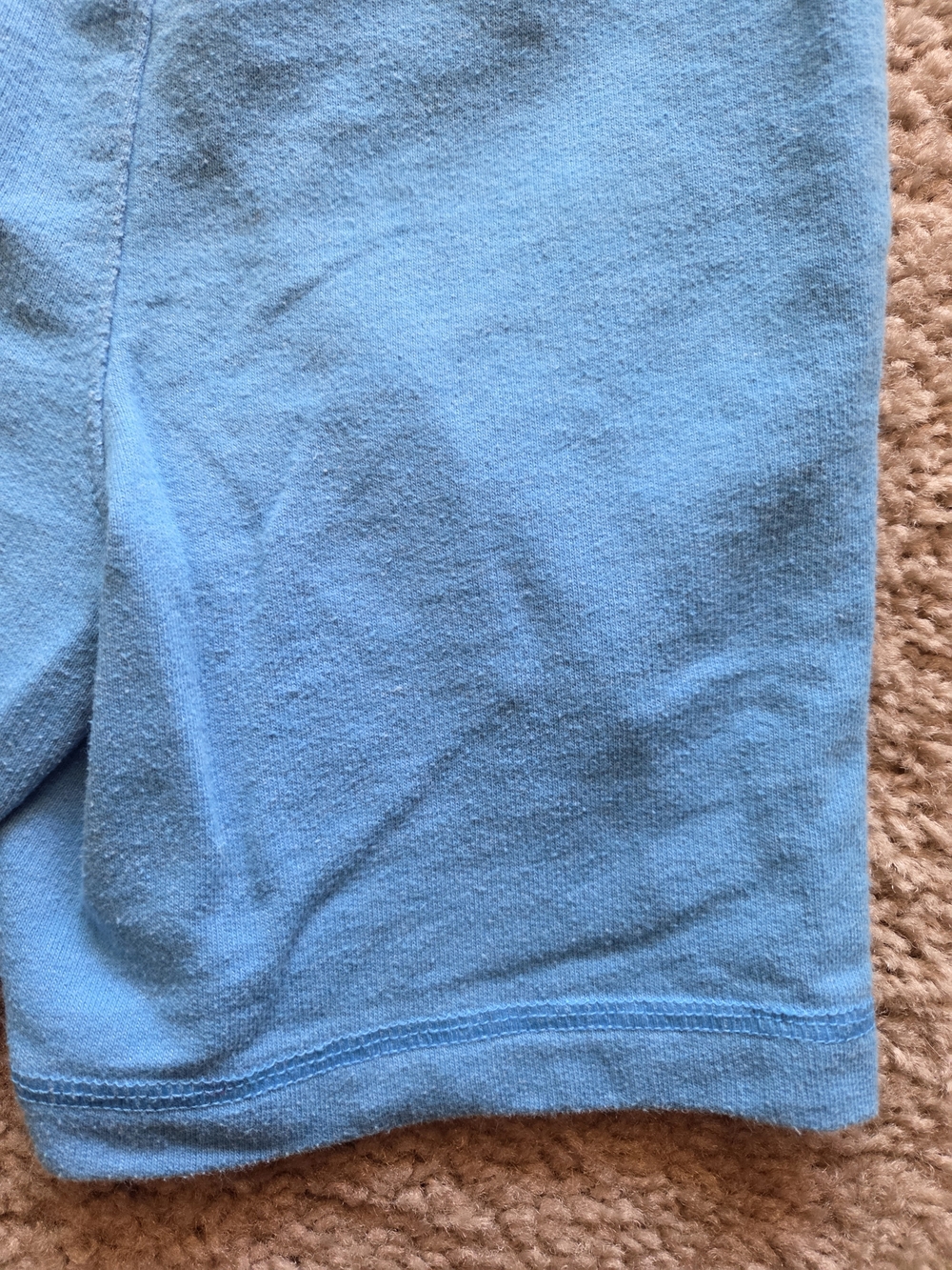 Cat & Jack Boys Blue Shorts with Navy Waistband and Yellow Drawstring Size 4T - Picture 11 of 11